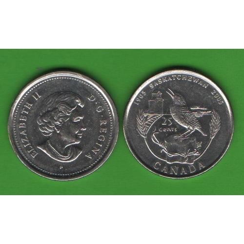  25 центов Канада 2005 (100th Anniversary of Saskatchewan)