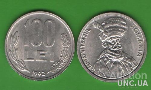 100 леев Румыния 1992