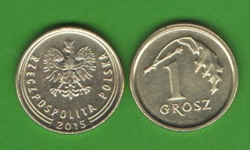 1 грош Польша 2015