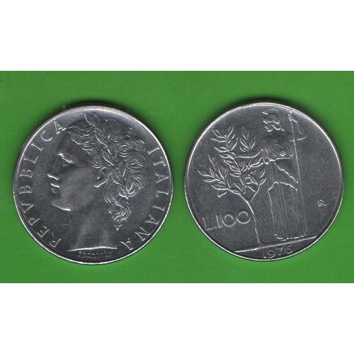 100 лир Италия 1976