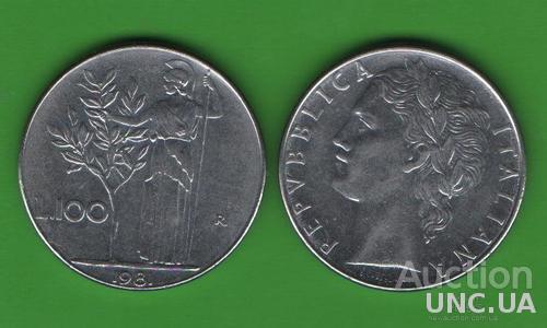100 лир Италия 1981