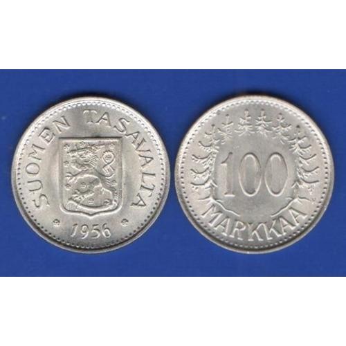 100 марок Финляндия 1956