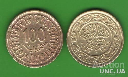 100 миллим Тунис 1997