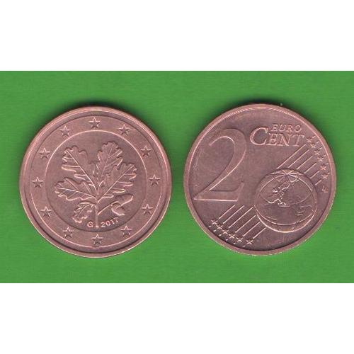 2 цента Германия 2017 G