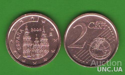 2 цента Испания 2005