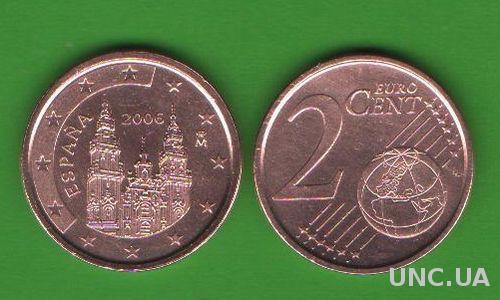 2 цента Испания 2006