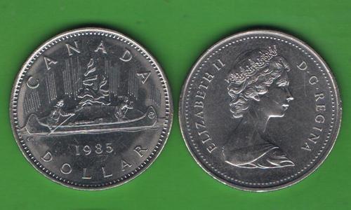 1 доллар Канада 1985