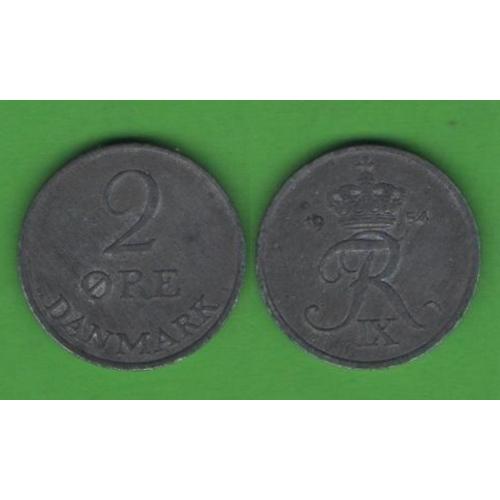 2 эре Дания 1954