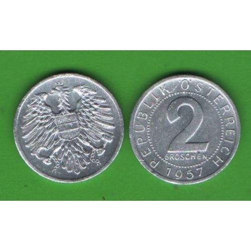 2 гроша Австрия 1957