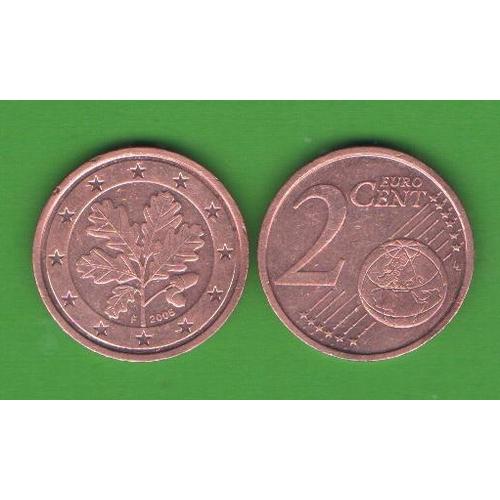 2 цента Германия 2005 F