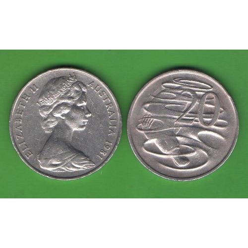 20 центов Австралия 1981