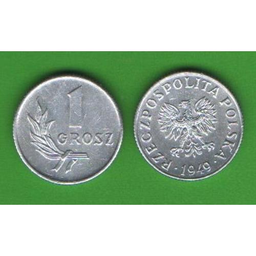 1 грош Польша 1949