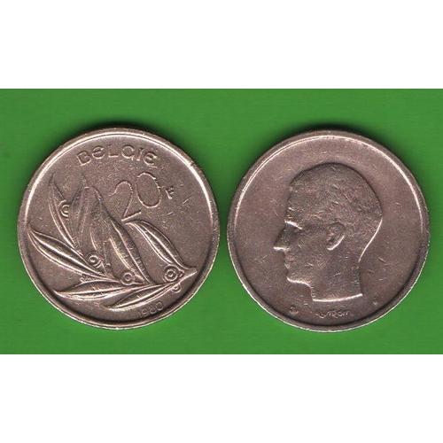 20 франков Бельгия 1980 (BELGIE)