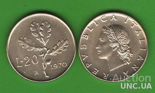 20 лир Италия 1970