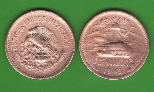 20 сентаво Мексика 1945