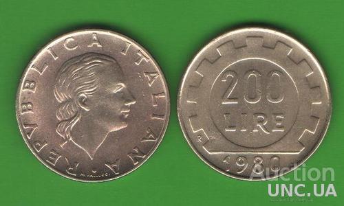 200 лир Италия 1980