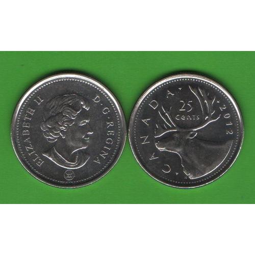 25 центов Канада 2012
