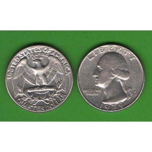 25 центов США 1979 D