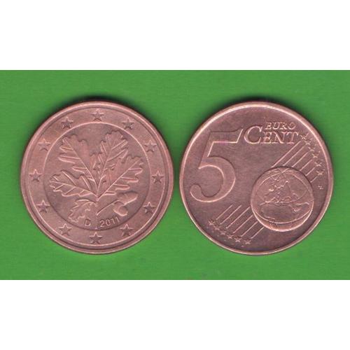 5 центов Германия 2011 D