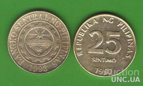 25 сентимо Филиппины 1997