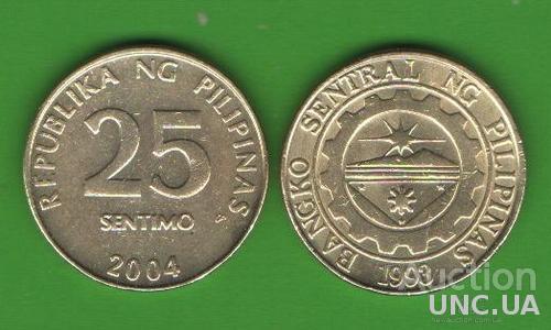 25 сентимо Филиппины 2004