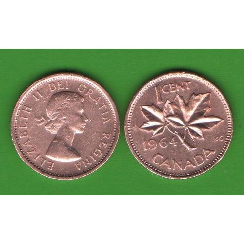 1 цент Канада 1964