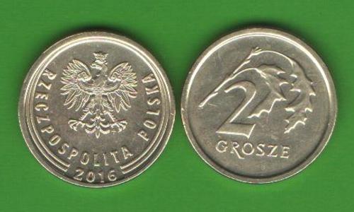 2 гроша Польша 2016