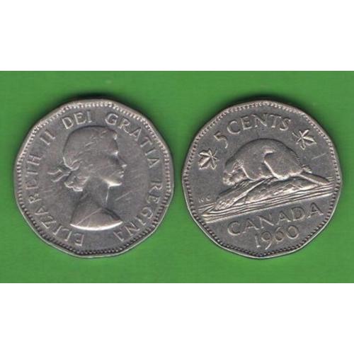 5 центов Канада 1960