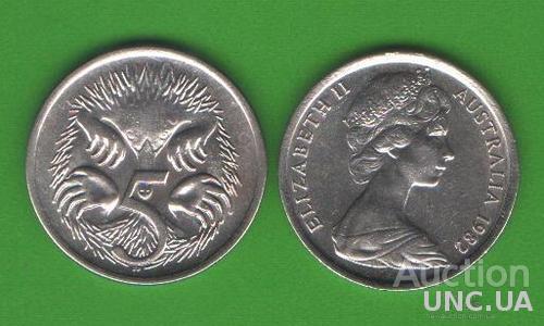 5 центов Австралия 1982