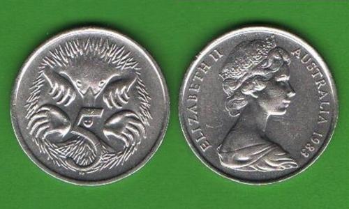 5 центов Австралия 1983