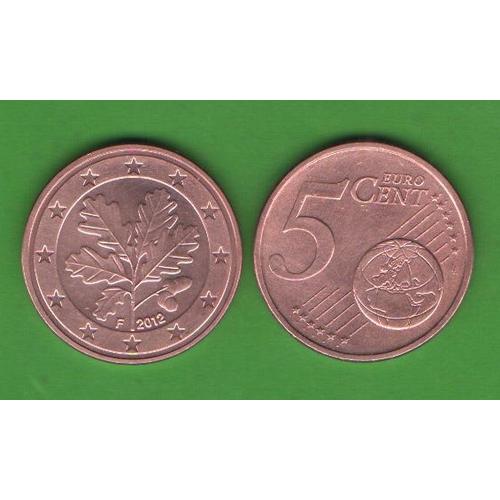 5 центов Германия 2012 F