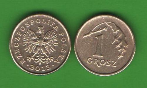 1 грош Польша 2013