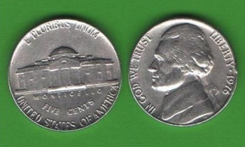 5 центов США 1976