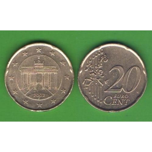 20 центов Германия 2002 F
