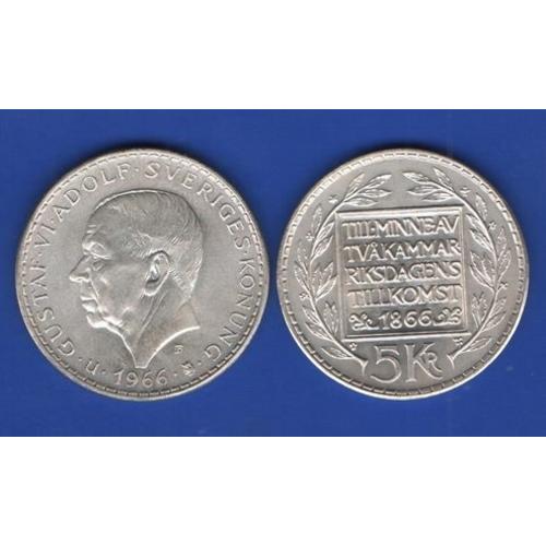 5 крон Швеция 1966