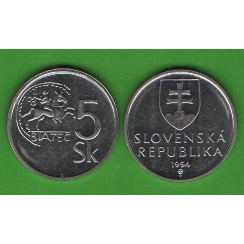 5 крон Словакия 1994
