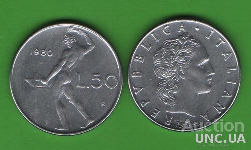 50 лир Италия 1980