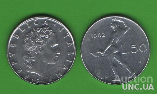 50 лир Италия 1982