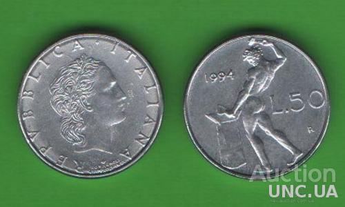 50 лир Италия 1994 (мини)