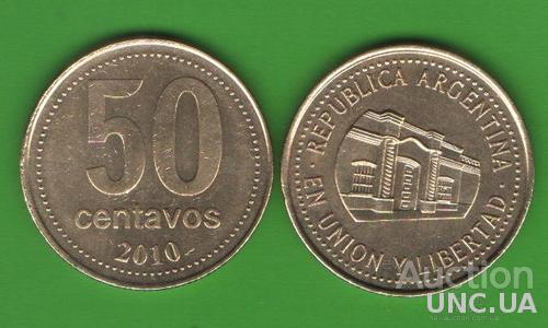 50 сентаво Аргентина 2010