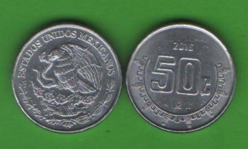 50 сентаво Мексика 2016