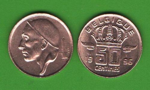 50 сентим Бельгия 1996 (BELGIQUE)