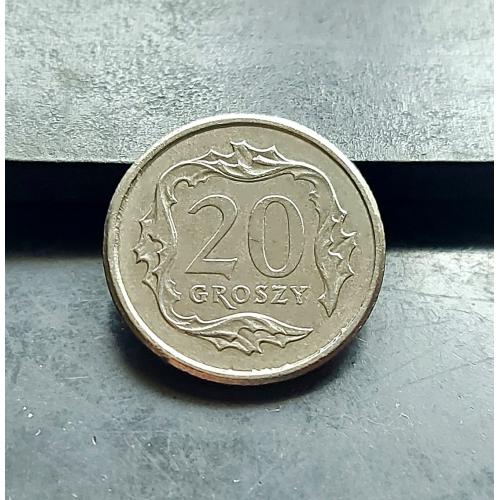 MN Польща 20 грошей 2008 р.