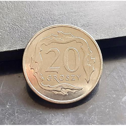 MN Польща 20 грошей 2020 р.