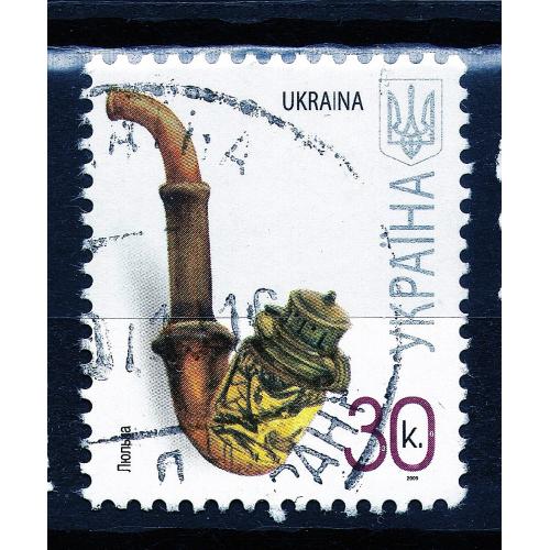 YY 2008 р. 7-й стандарт Люлька, мікрошрифт 2009,  гашена