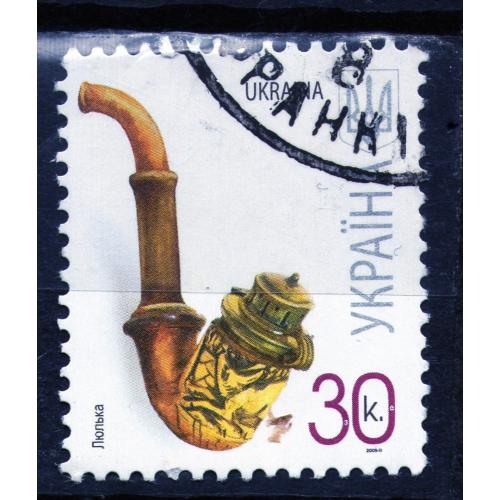 YY 2008 р. 7-й стандарт Люлька, мікрошрифт 2009-ІІ,  гашена