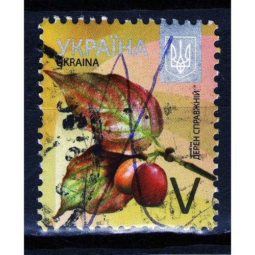 YY 2015 р. 8-й стандарт Дерен справжнiй, мікрошрифт 2015,  гашена
