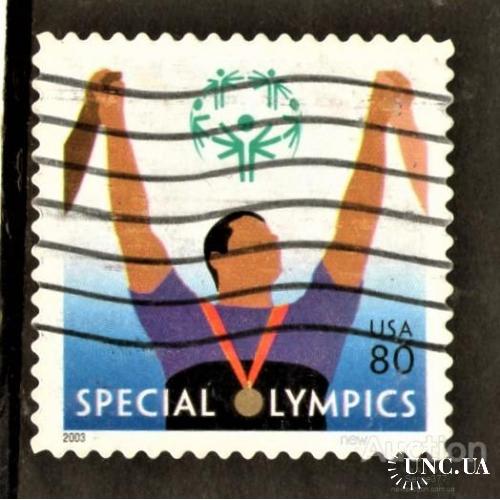 ZA 2003 США Специальная Олимпиада - Самоклеющиеся, гашеная