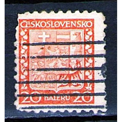 ZA Чехословакія 1929 р., Герб, гашена