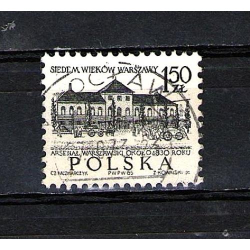 ZA Польща 1965 р. 700 років Варшаві, гашена